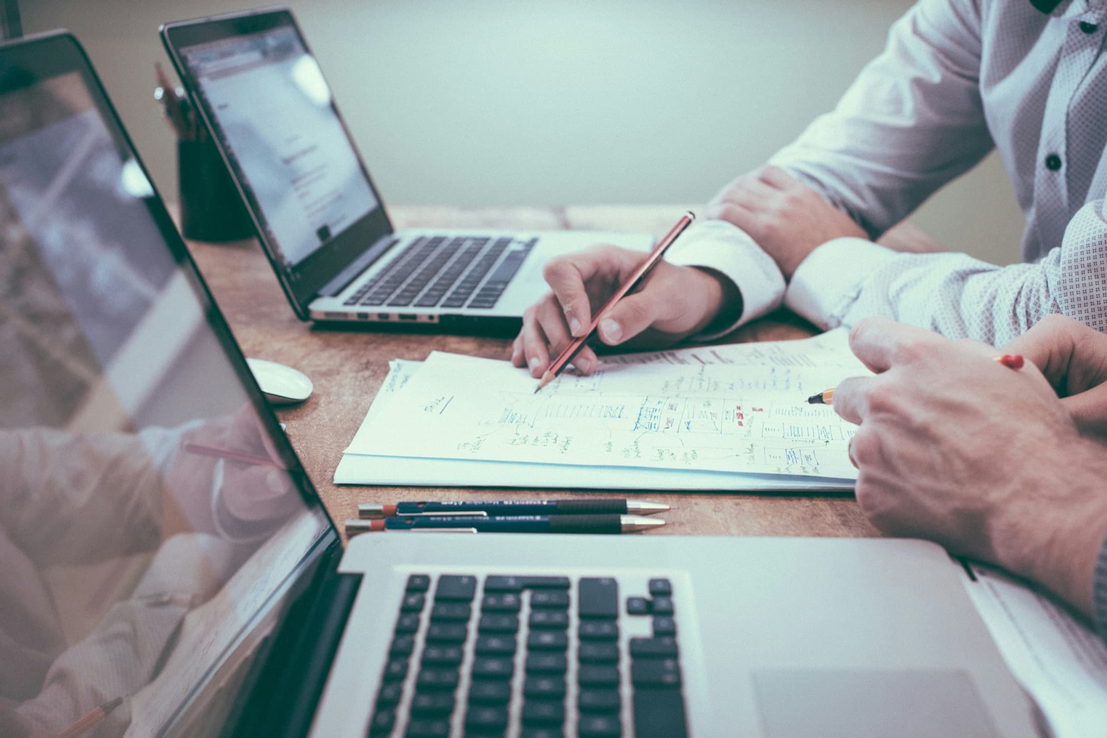 Image of a person planning